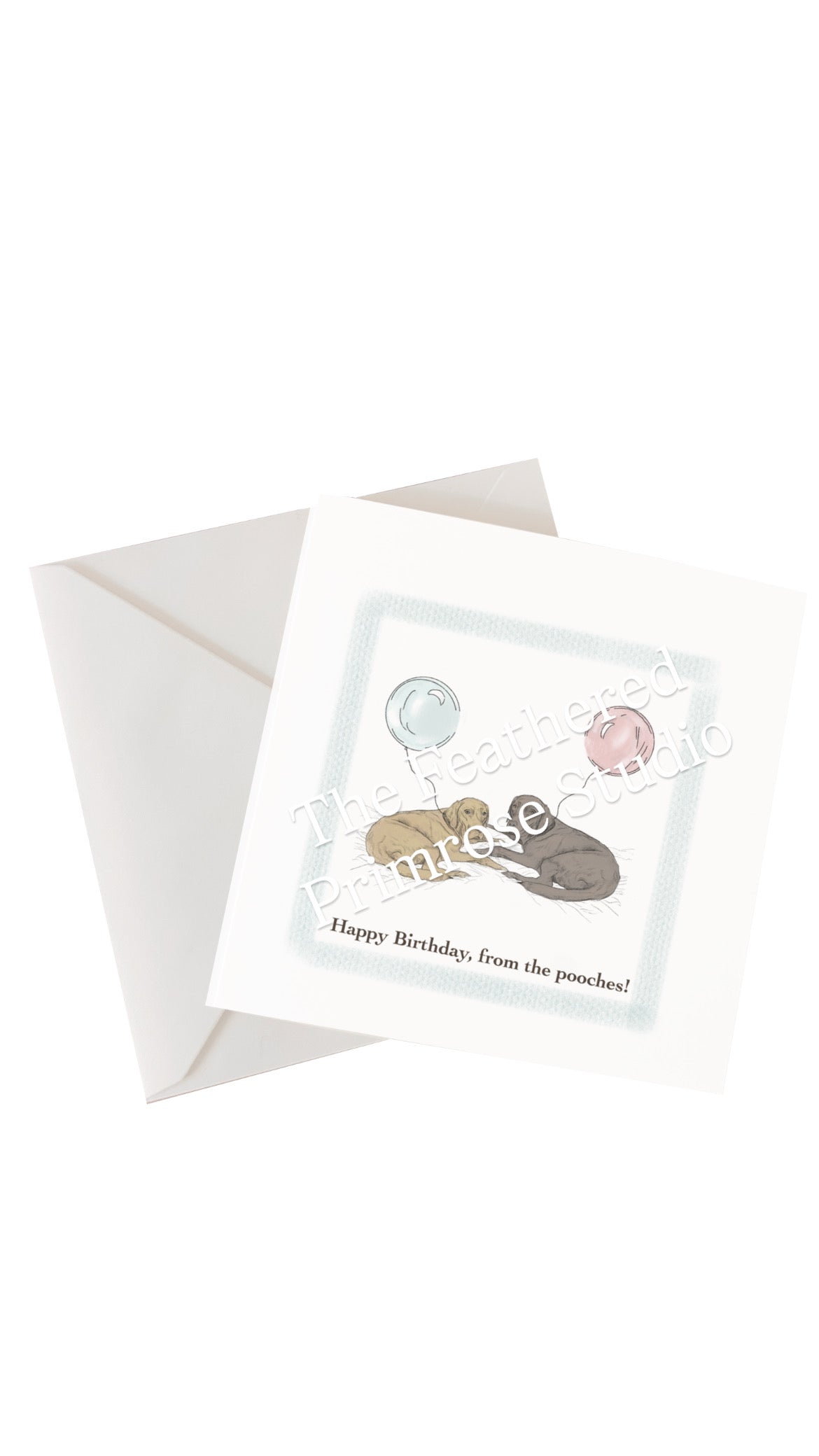‘Happy Birthday From The Pooches’ Card