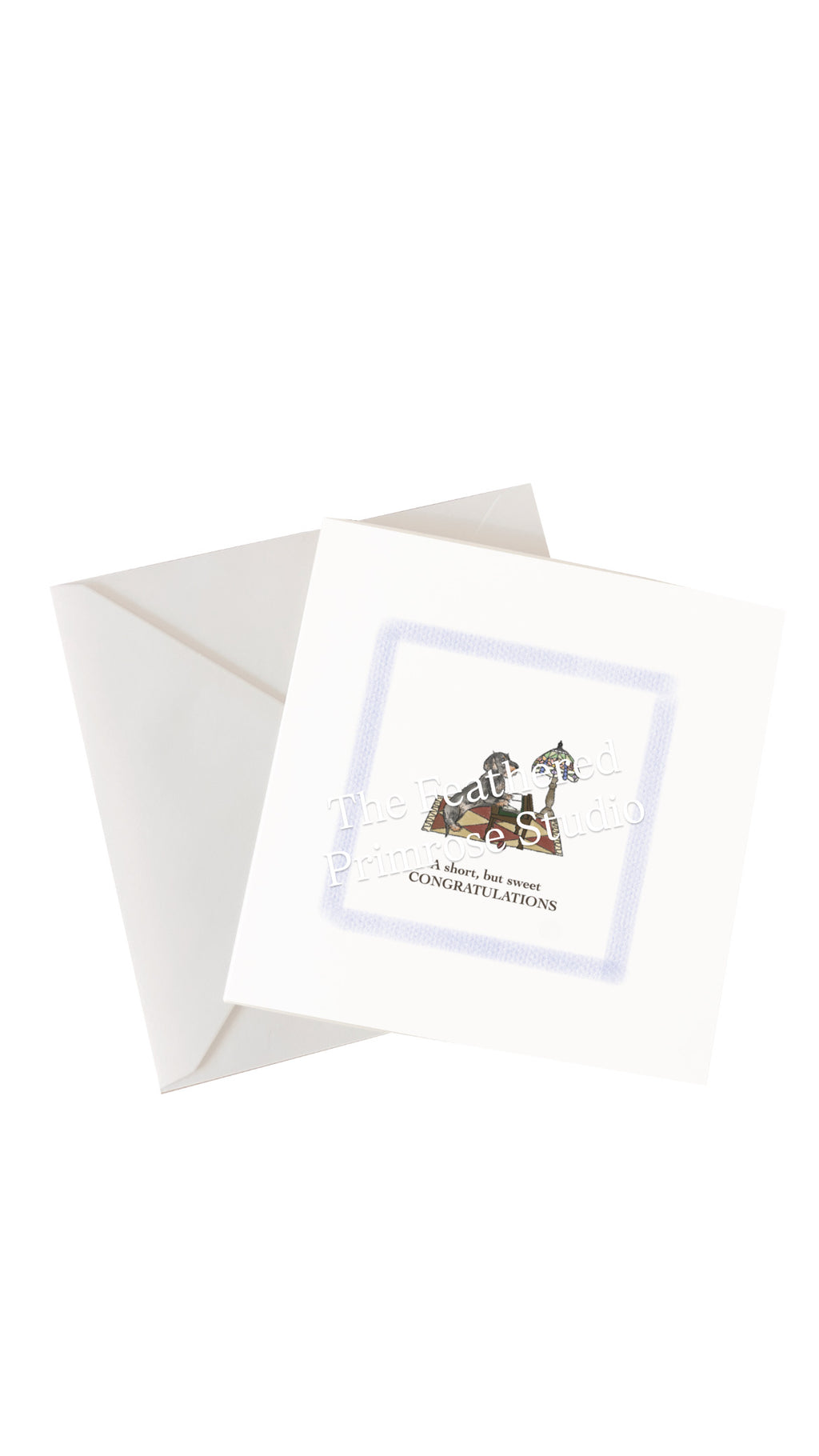 ‘Congratulations’ Dachshund Card & Envelope