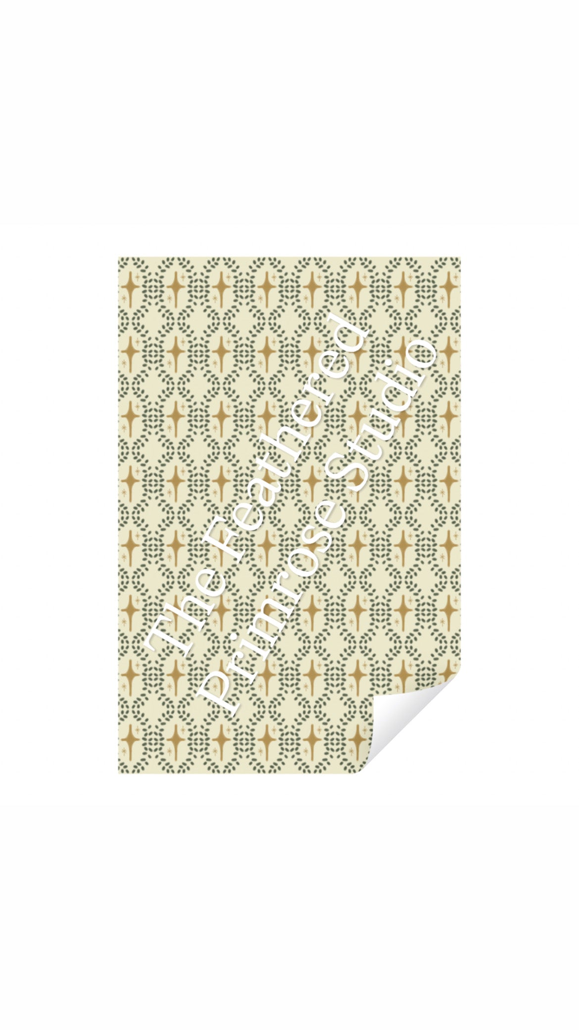 Christmas Wrapping Paper Sheet