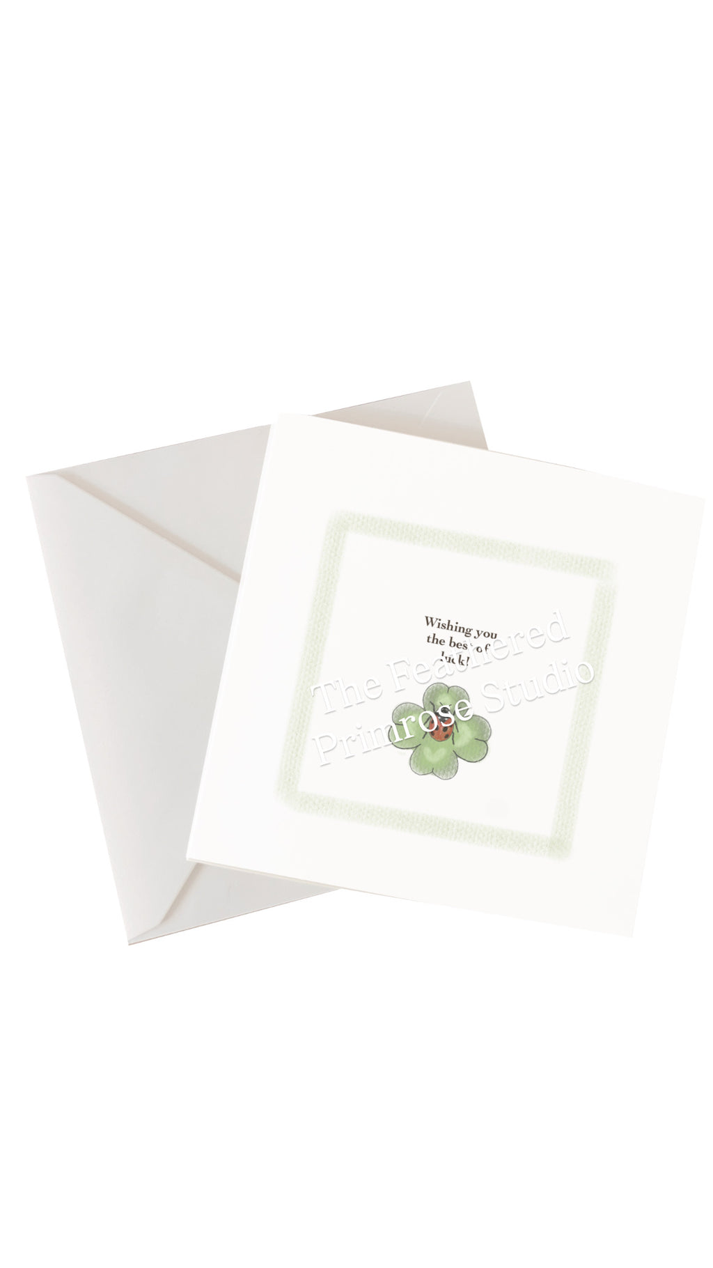 Good Luck Ladybug Card