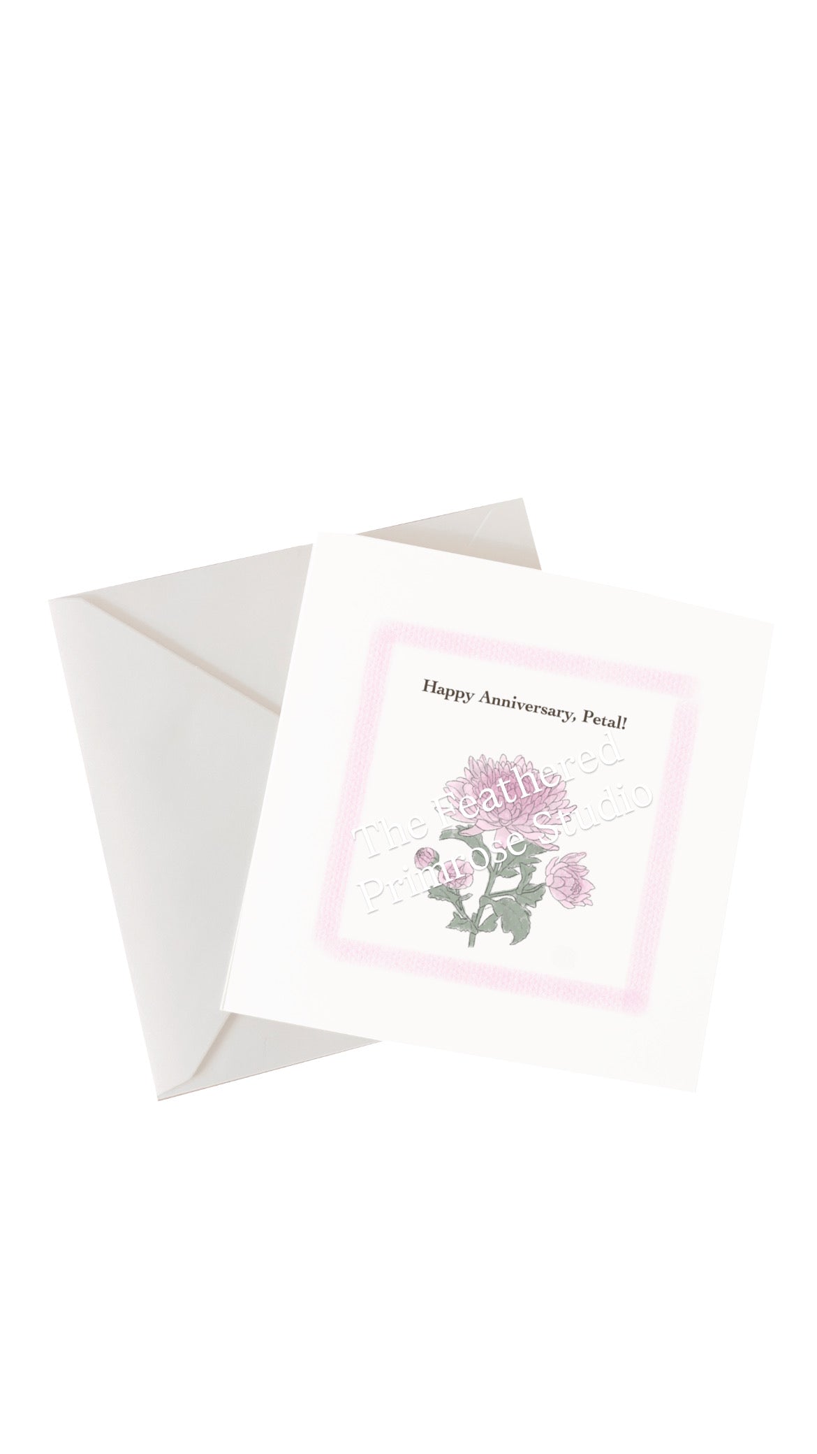Anniversary Card for your Petal