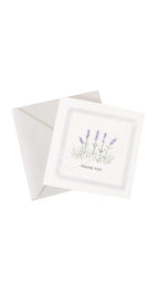 Lavender Thank You Card