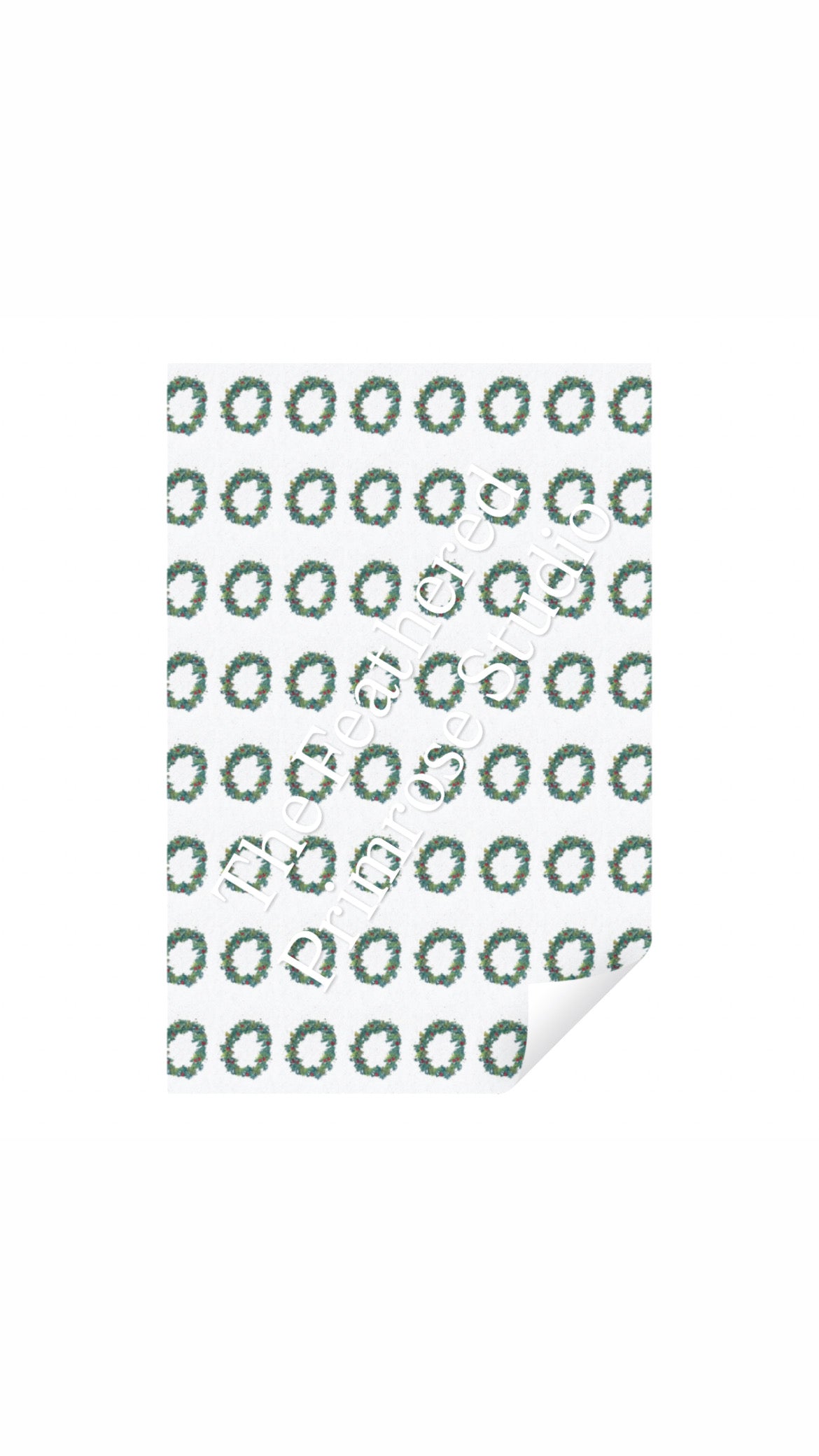 Christmas Wrapping Paper Sheet