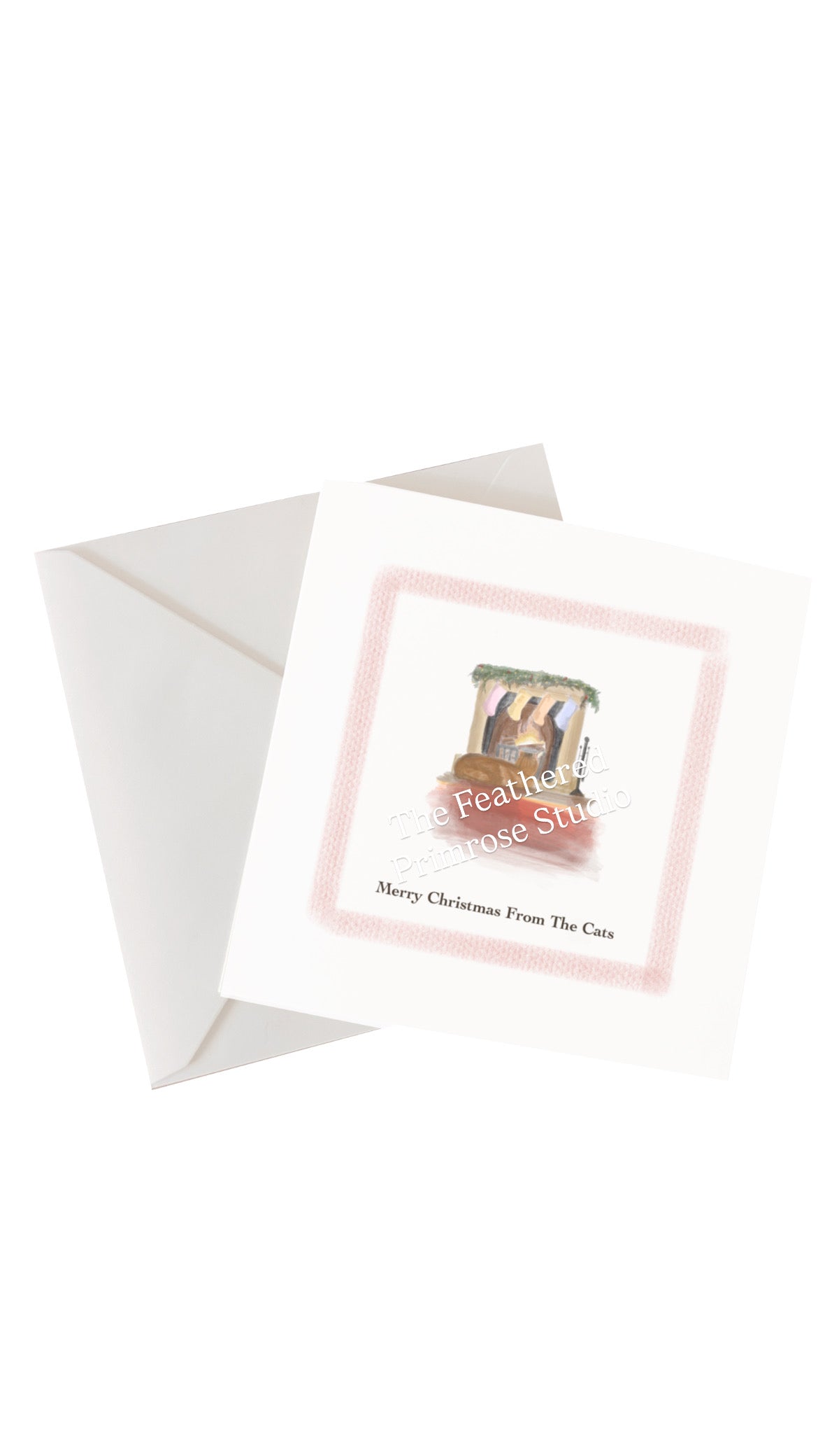 Christmas from the cats card